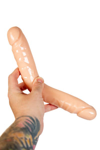 Thumbnail for Doc Johnson - Jr. Veined Double Header 12 Inch Dildo - Stag Shop