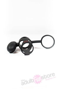 Thumbnail for Kink By Doc Johnson - Caged Vibrating Silicone Cock Cage - Black - Stag Shop