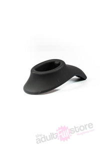 Thumbnail for Kink By Doc Johnson - Cock Jock - Silicone C-Ring - Black - Stag Shop