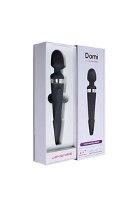 Thumbnail for Lovense - Domi Bluetooth Massage Wand - Black - Stag Shop