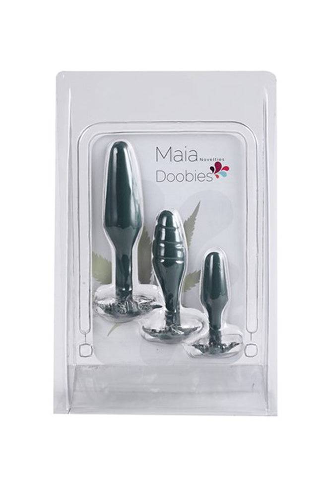 Maia Toys - Doobies Butt Plug Set - Green - Stag Shop