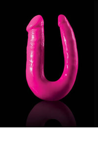 Thumbnail for Pipedream - Dillio - Double Trouble Curved Double Ended Dildo - Pink - Stag Shop