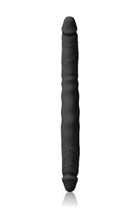 Thumbnail for NS Novelties - Colours - Double Pleasure Double Ended Dildo - Black - Stag Shop