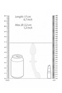 Thumbnail for Shots Toys - Chrystalino - Doubler Glass Dildo - White - Stag Shop