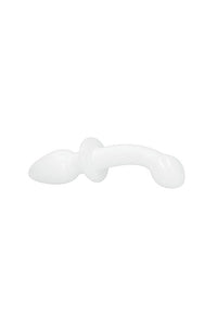 Thumbnail for Shots Toys - Chrystalino - Doubler Glass Dildo - White - Stag Shop
