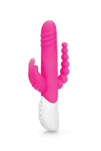 Thumbnail for Electric Eel - Rechargeable Double Penetration Rabbit Vibrator - Pink - Stag Shop