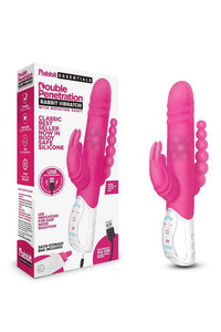 Thumbnail for Electric Eel - Rechargeable Double Penetration Rabbit Vibrator - Pink - Stag Shop