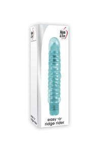 Thumbnail for Adam & Eve - Easy O Ridge Rider Classic Vibrator - Teal - Stag Shop
