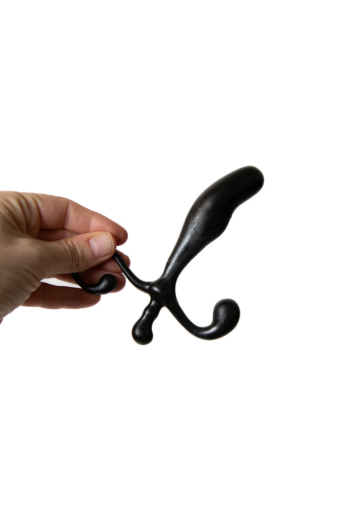 Electric Eel - Blue Line - 5" Prostate Massager - Black - Stag Shop