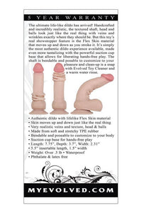 Thumbnail for Evolved - Flex Skin Poseable Dildo - 7.75 Inch - Light - Stag Shop