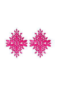Thumbnail for Fantasy Lingerie - Neon Glow in the Dark Crystal Pasties - Assorted Colours - Stag Shop