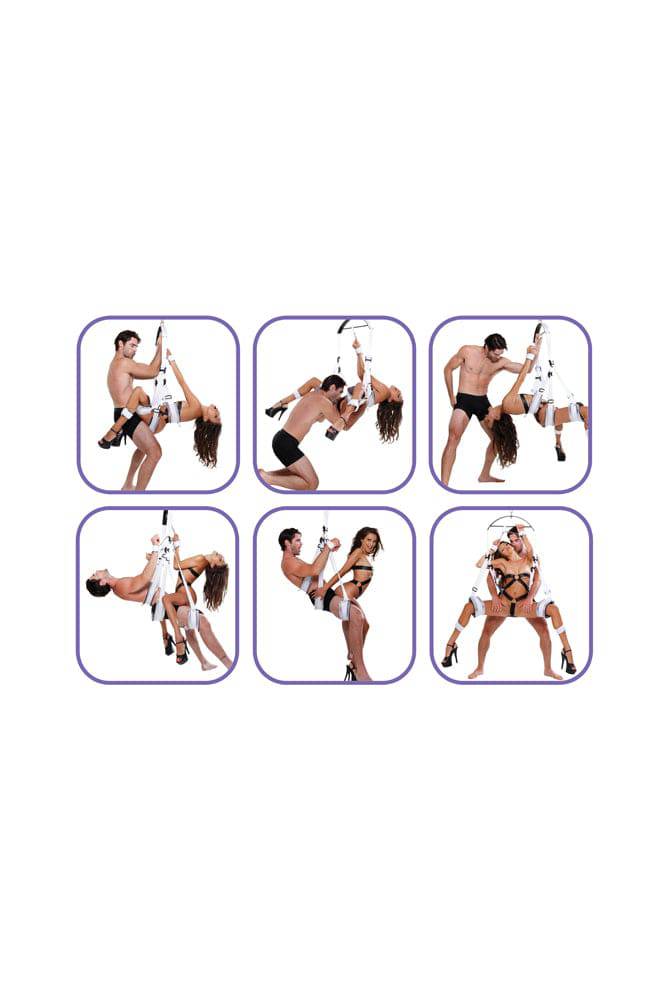 Pipedream - Fetish Fantasy - Fantasy Bondage Swing - White - Stag Shop