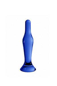 Thumbnail for Shots Toys - Chrystalino - Flask Glass Dildo - Blue - Stag Shop