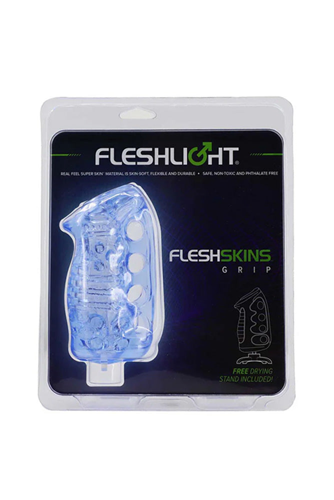 Fleshlight - Fleshskins - Grip Blue Ice Masturbator - Stag Shop