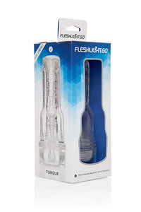 Thumbnail for Fleshlight - GO - Torque Ice - Anal Male Masturbator - Clear - Stag Shop