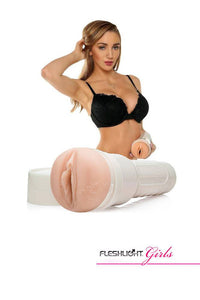 Thumbnail for Fleshlight - Girls - Kendra Sunderland Angel: Custom Pussy Masturbator - Stag Shop