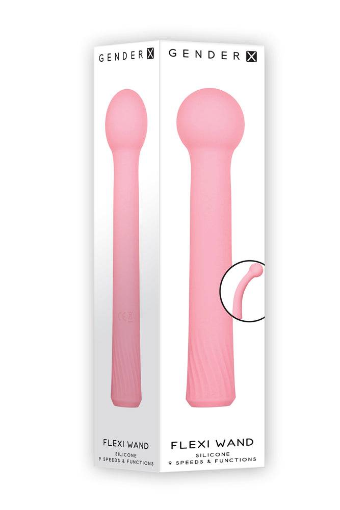 Evolved - Gender X - Flexi Wand Vibrator - Pink - Stag Shop