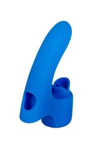 Thumbnail for Evolved - Gender X - Flick It Finger Vibrator - Blue - Stag Shop