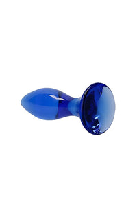 Thumbnail for Shots Toys - Chrystalino - Follower Glass Butt Plug - Blue - Stag Shop