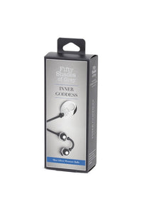 Thumbnail for Lovehoney - Fifty Shades of Grey - Inner Goddess Mini Pleasure Weighted Kegel Balls - Silver - 85g - Stag Shop