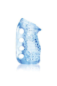 Thumbnail for Fleshlight - Fleshskins - Grip Blue Ice Masturbator with Case - Stag Shop