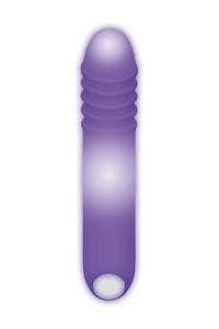 Thumbnail for Evolved - G-Rave - Light Up G Spot Vibrator - Purple - Stag Shop