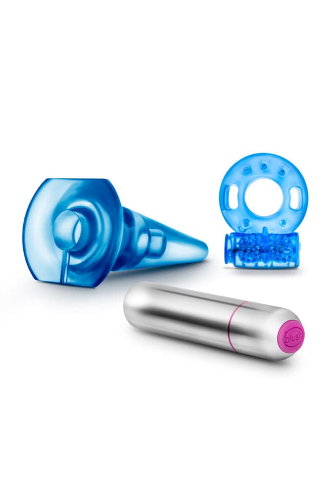 Blush Novelties - Quickie Kit - Get Off - Blue - Stag Shop