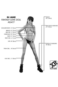 Thumbnail for XR Brands - Next Gen - GI Jane Fantasy Love Doll - Stag Shop
