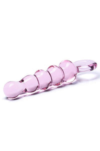 Thumbnail for Gläs - Quintessence Beaded Anal Slider Glass Dildo - Pink - Stag Shop