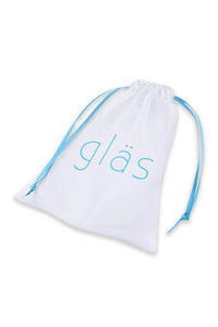 Thumbnail for Gläs - Amethyst Rain Glass Butt Plug - Clear/Blue - Stag Shop
