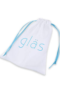 Thumbnail for Gläs - 3.5-inch Bling Bling Glass Butt Plug - Clear/Purple - Stag Shop