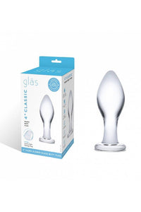 Thumbnail for Gläs - 4'' Classic Glass Butt Plug - Clear - Stag Shop