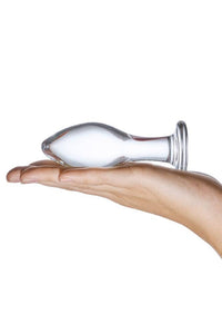 Thumbnail for Gläs - 4'' Classic Glass Butt Plug - Clear - Stag Shop