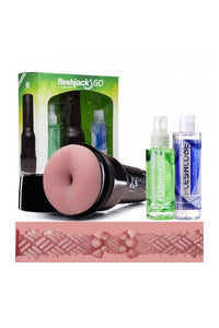Thumbnail for Fleshjack - GO - Surge Pink Butt Combo - Male Masturbator - Stag Shop