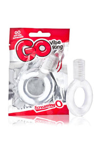 Thumbnail for Screaming O - Go Vibe - Vibrating Cock Ring - Clear - Stag Shop