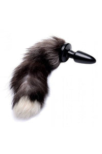 Thumbnail for XR Brands - Tailz - Grey Fox Tail Anal Plug - Stag Shop