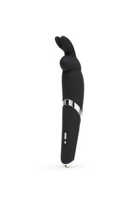 Thumbnail for Lovehoney - Happy Rabbit - Rechargeable Vibrating Rabbit Ear Wand - Black - Stag Shop