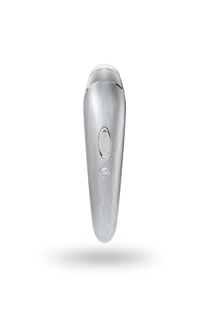 Satisfyer - Luxury - High Fashion Clitoral Stimulator - Silver - Stag Shop