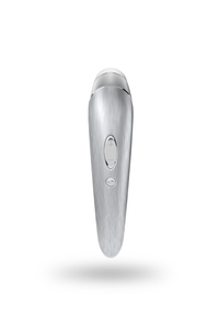 Thumbnail for Satisfyer - Luxury - High Fashion Clitoral Stimulator - Silver - Stag Shop