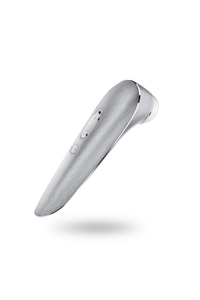 Thumbnail for Satisfyer - Luxury - High Fashion Clitoral Stimulator - Silver - Stag Shop