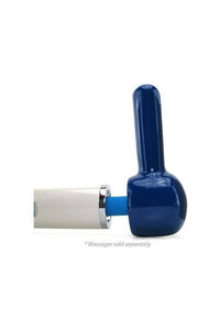 Thumbnail for Vibratex - Wonder Wand Straight Attachment - Blue - Stag Shop