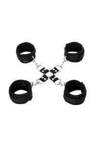 Thumbnail for Sportsheets - 5-Piece Hog Tie & Cuff Set - Black - Stag Shop