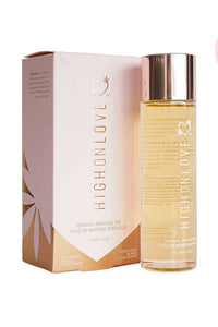 Thumbnail for HighOnLove - Sensual Hemp Massage Oil - 4oz - White Chocolate - Stag Shop