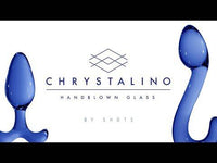 Thumbnail for Shots Toys - Chrystalino - Gripper Glass Butt Plug - White - Stag Shop