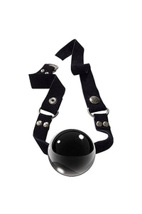 Thumbnail for Pipedream - Icicles - No. 65 - Glass Ball Gag - Black - Stag Shop