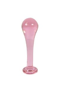 Thumbnail for Icon Brands - First Glass Droplet Anal Plug - Pink - Stag Shop