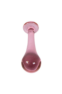 Thumbnail for Icon Brands - First Glass Droplet Anal Plug - Pink - Stag Shop