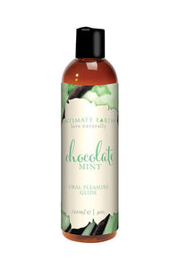 Thumbnail for Intimate Earth - Nature Flavours Glides - Chocolate Mint - 4oz - Stag Shop