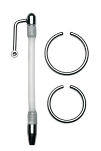 Thumbnail for XR Brands - Master Series - Inertia Flexible Cum Thru Penis Plug - Stag Shop