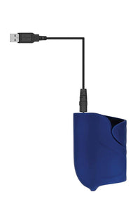Thumbnail for Evolved - Gender X - Ins & Outs Dildo & Stroker Set - Blue - Stag Shop